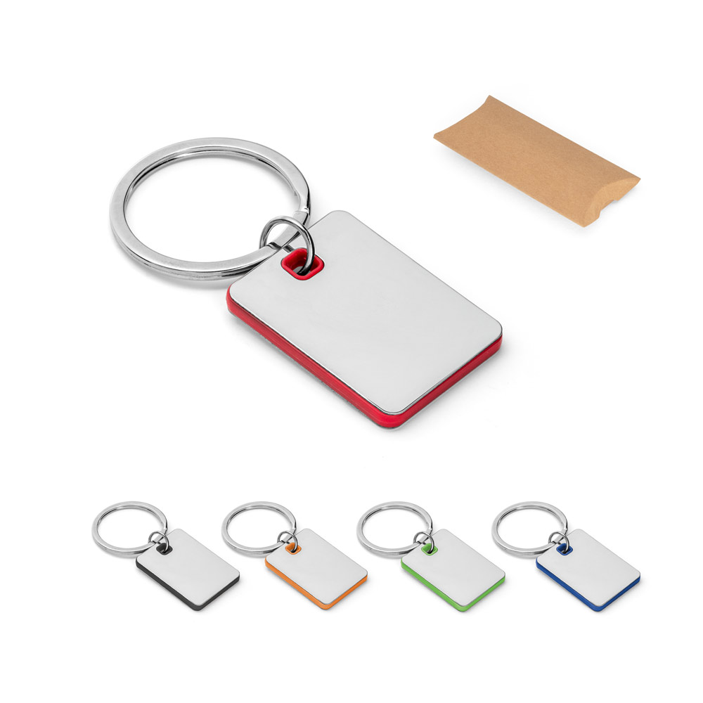 BECKET. Chaveiro em metal e ABS