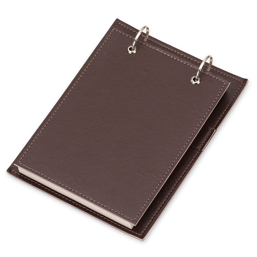 BLOCO DE ANOTAÇÕES DE MESA COURO SINTETICO