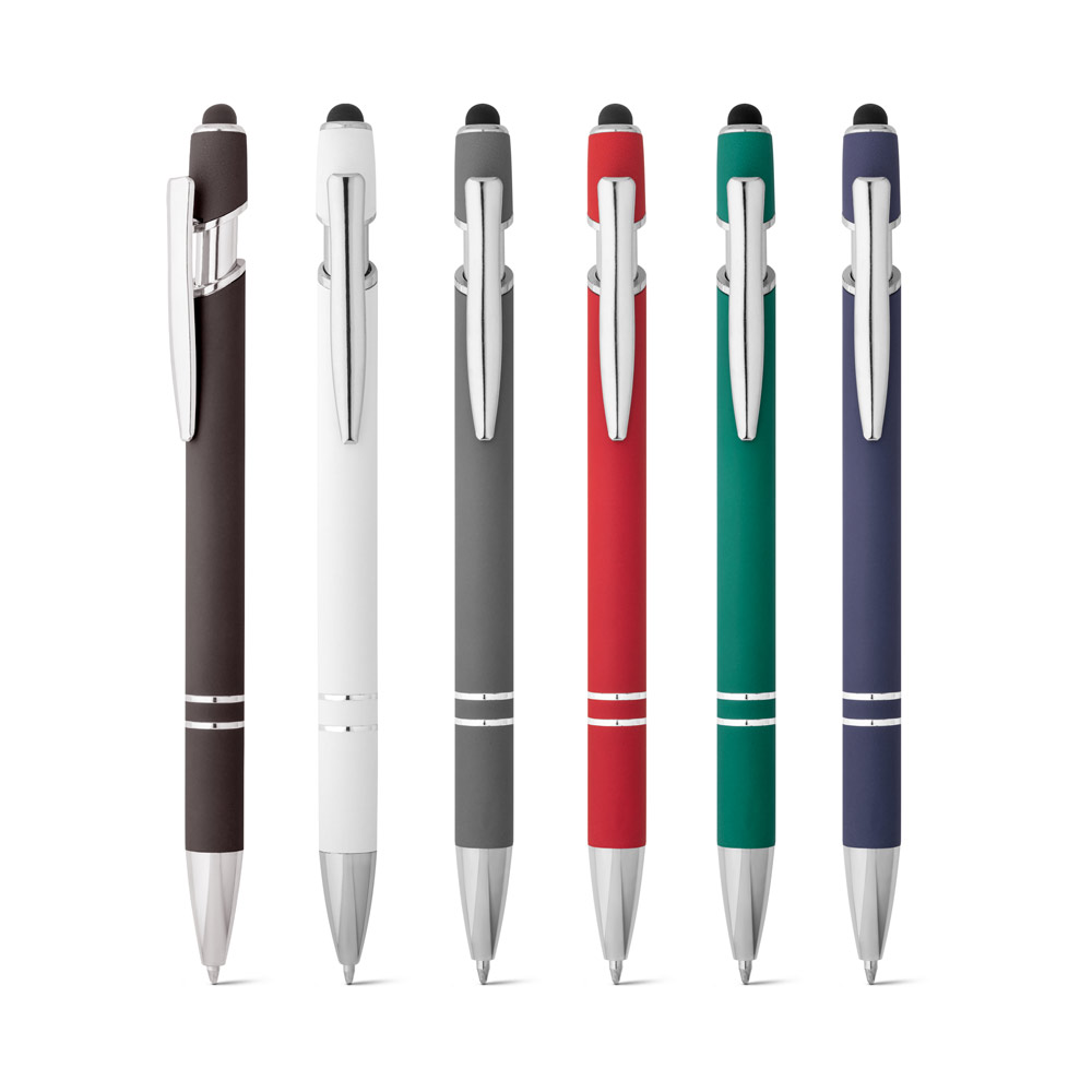 BLANC. Esferográfica em alumínio com escrita em azul